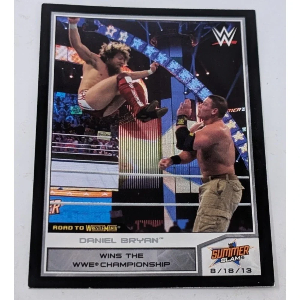 WWE Topps 2014 Daniel Bryan John Cena Road To Wrestlemania DVD Exclusive Card P3